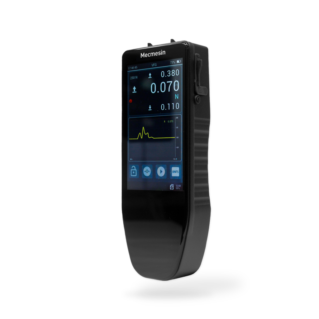 Mecmesin VFG digitale krachtmeter met touchscreen - Hartech